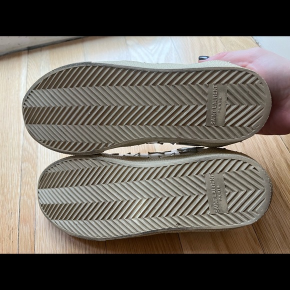 Saint Laurent Leather Sneakers (USED) - Picture 8 of 11